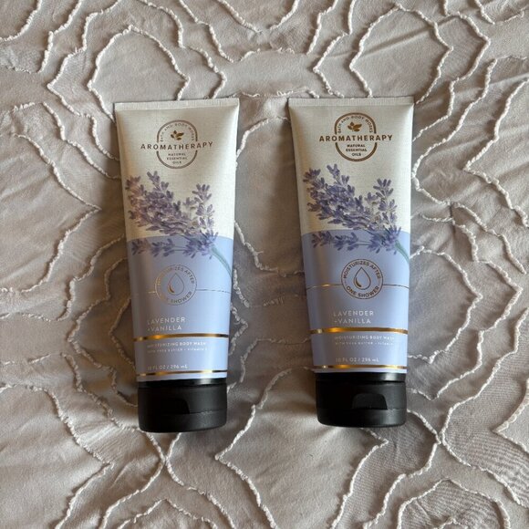 NWT Bath & Body Works Aromatherapy Lavender Vanilla Moisturizing Body Wash - Picture 5 of 5